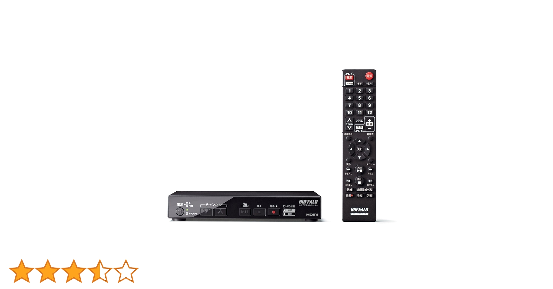 BUFFALO 地デジチューナー内蔵HDDレコーダー DVR-1C/500G 61ejGzslS4L.jpg_BO30,255,255,